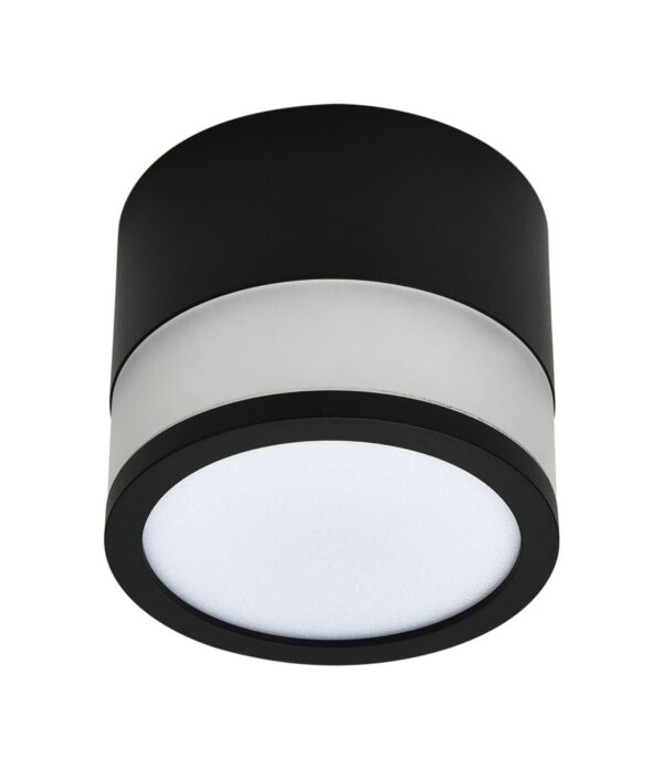 LED DOWNLIGHT SURFACE 12W 1200LM 4000K BLACK BODY