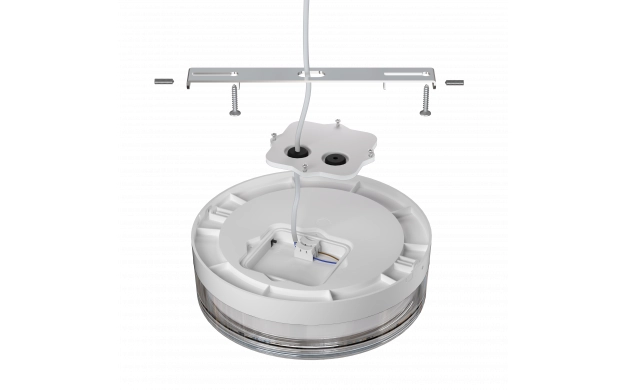 LED LIGHT 9W 900LM ROUND WHITE ССТ IP65