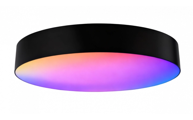 LED ОСВЕТИТЕЛНО ТЯЛО 40W+10W RGB 3000LM ССТ ЧЕРНО С ПАМЕТ И ДИСТАНЦИОННО УПРАВЛЕНИЕ