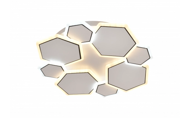 LED SEILING 68W 5100LM CCT WHITE /GREY WITH REMOTE CONTROL