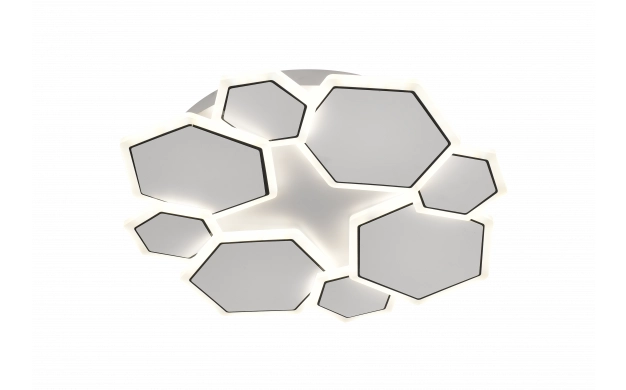 LED SEILING 68W 5100LM CCT WHITE /GREY WITH REMOTE CONTROL