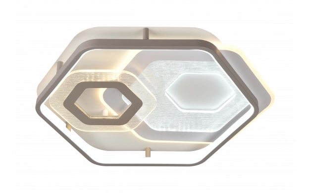 LED ОСВЕТИТЕЛНО ТЯЛО 84W 6300LM ССТ БЯЛО/СИВО С ДИСТАНЦИОННО УПРАВЛЕНИЕ