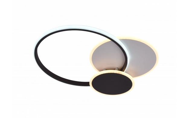 LED ОСВЕТИТЕЛНО ТЯЛО 78W 5850LM ССТ ЧЕРНО/БЯЛО С ДИСТАНЦИОННО УПРАВЛЕНИЕ