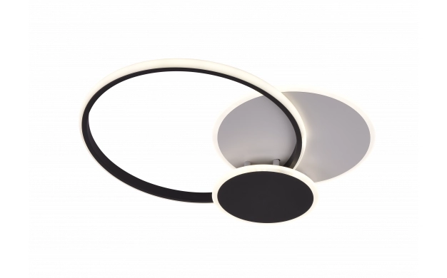 LED ОСВЕТИТЕЛНО ТЯЛО 78W 5850LM ССТ ЧЕРНО/БЯЛО С ДИСТАНЦИОННО УПРАВЛЕНИЕ