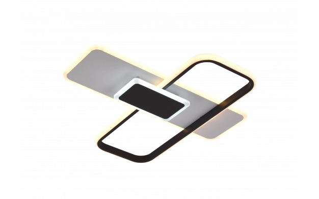 LED ОСВЕТИТЕЛНО ТЯЛО 68W 5100LM ССТ ЧЕРНО/БЯЛО С ДИСТАНЦИОННО УПРАВЛЕНИЕ