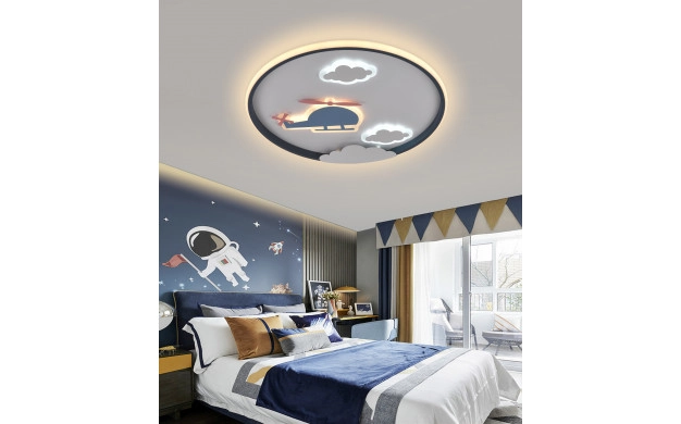 LED ОСВЕТИТЕЛНО ТЯЛО 78W 5850LM ССТ ЧЕРНО/БЯЛО С ДИСТАНЦИОННО УПРАВЛЕНИЕ