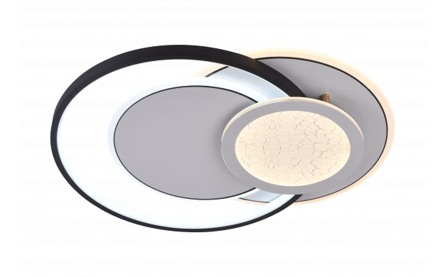 LED ОСВЕТИТЕЛНО ТЯЛО 86W 6300LM ССТ ЧЕРНО/БЯЛО С ДИСТАНЦИОННО УПРАВЛЕНИЕ