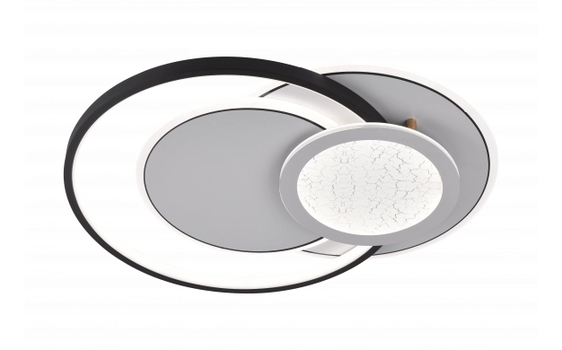 LED ОСВЕТИТЕЛНО ТЯЛО 86W 6300LM ССТ ЧЕРНО/БЯЛО С ДИСТАНЦИОННО УПРАВЛЕНИЕ