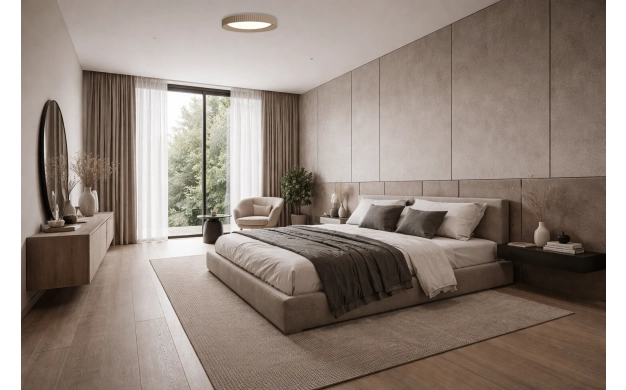 LED SEILING 60W 4500LM CCT GREYISH-BIEGE