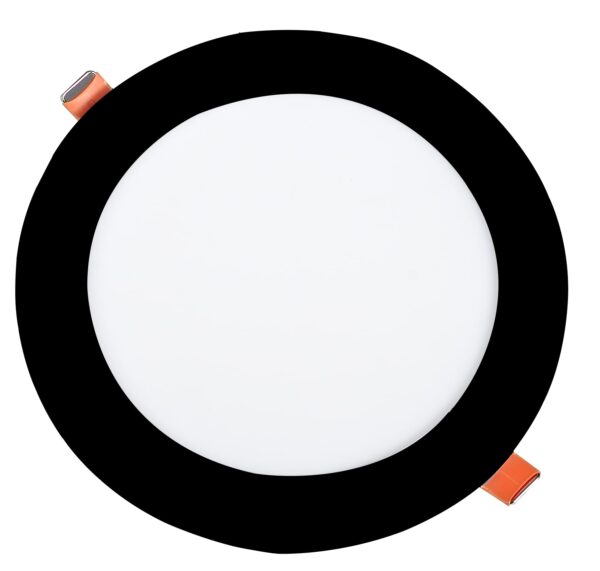 LED МИНИ ПАНЕЛ 6W 420LM CCT ЧЕРНО ТЯЛО КРЪГЪЛ ЗА ВГРАЖДАНЕ