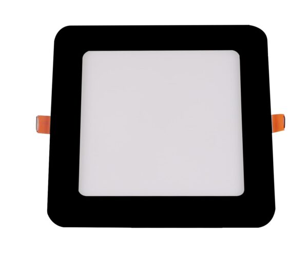 LED МИНИ ПАНЕЛ 12W 840LM CCT ЧЕРНО ТЯЛО КВАДРАТЕН ЗА ВГРАЖДАНЕ