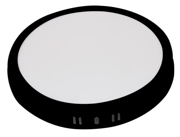LED MINI PANEL 24W 1680LM CCT BLACK BODY ROUND SURFACE