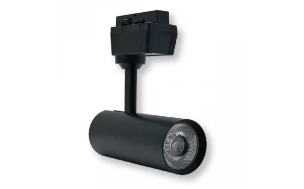 LED Track Light 12W 220V 4000К Bridgelux COB Chip Black Body