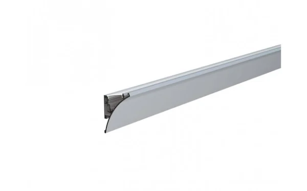 ALUMINIUM PROFILE FOR LED STRIP SILVER BODY/WHITE REFLECTOR 2m