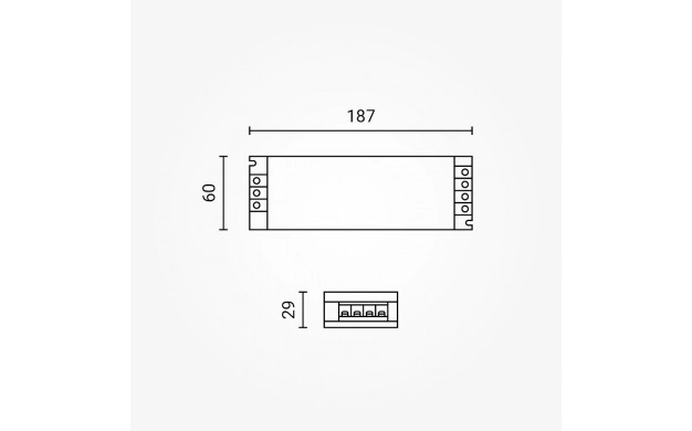 LED ЗАХРАНВАНЕ 300W 48V 6.25A IP20