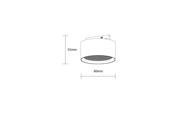 LED МАГНИТНА ЛУНА С ЕФЕКТ ПЧЕЛНА ПИТА 10W 800LM 48V 20° 4000К М05