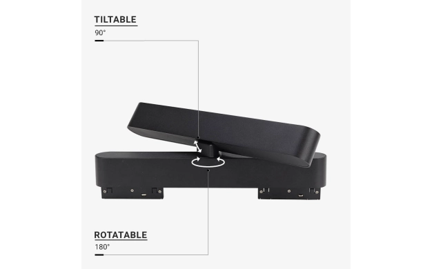 LED MAGNETIC LINEAR ADJUSTABLE ANTI-GLARE LIGHT 12W 300LM 48V 222mm 60° 3000K M05