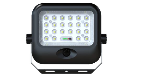 LED SOLAR FLOODLIGHTS 8W 1600LM 8Ah CCT IP65 WITH PIR SENSOR/ REMOTE CONTROL