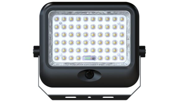 LED SOLAR FLOODLIGHTS 12W 3300LM 10Ah CCT IP65 WITH PIR SENSOR/ REMOTE CONTROL