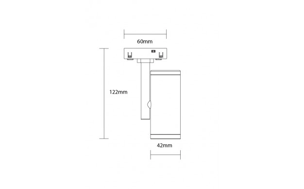LED МАГНИТЕН ПРОЖЕКТОР 7W 700LM 48V 24° 3000К М05