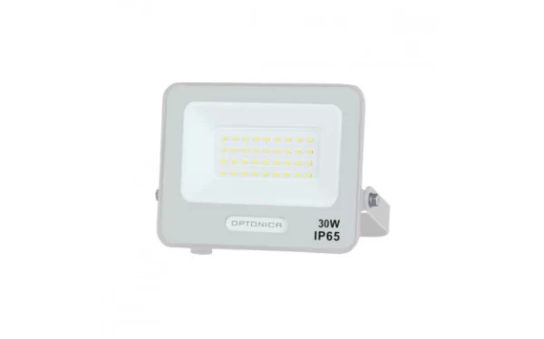 LED SMD FLOODLIGHT WHITE 30W 90lm/W AC180-265V 120° IP65 6000K – 15cm CABLE
