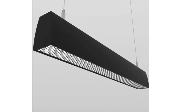 LED ЛИНЕЕН ОСВЕТИТЕЛ 38W 3800LM 120см CCT ЧЕРЕН IP20 С ПЧЕЛНА ПИТА РЕФЛЕКТОР