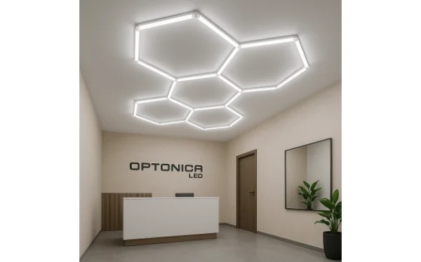 SET 5 HEXAGON LIGHT 192W 23040LM 6000K