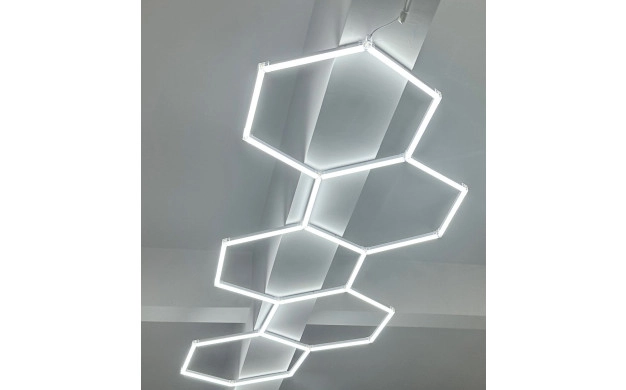 SET 5 HEXAGON LIGHT 203W 24360LM 6000K