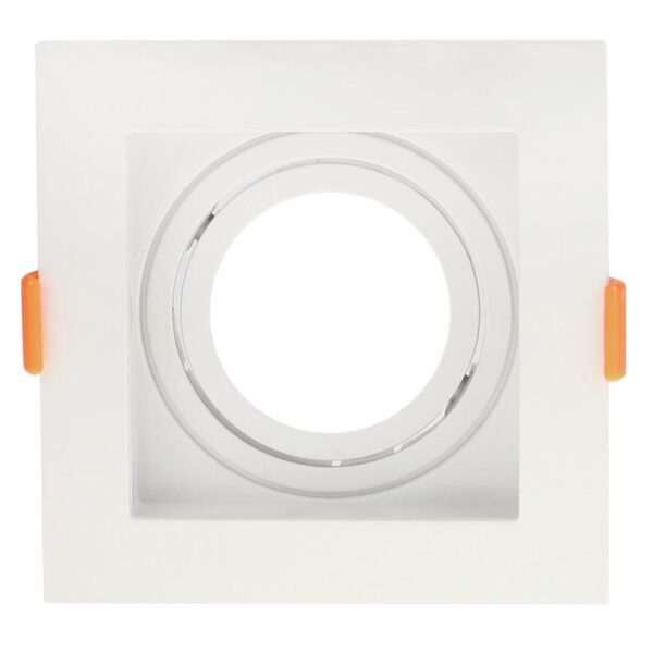 Spotlight Fixture Square WHITE