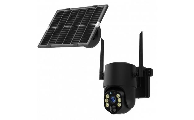 СОЛАРНА IP КАМЕРА 4МР 2K QUAD HD WIFI ЧЕРНА IP65