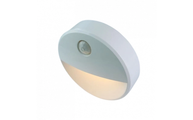 NIGHT LAMP 0.5W 30LM 6000K WITH PIR SENSOR 3AAA