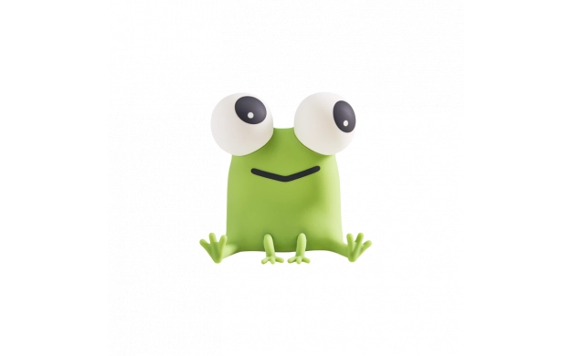 LED KIDS SILICONE LIGHT 2W 1200mAh 5V/1A 6000K- FROG