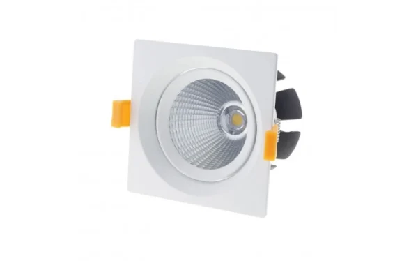 20W LED ЛУНА COB КВАДРАТНА, НАСОЧВАЩА СЕ, 4500K
