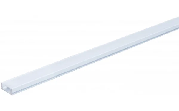 ALUMINIUM PROFILE FOR LED STRIP WHITE BODY/WHITE REFLECTOR  2m 17.4x7mm