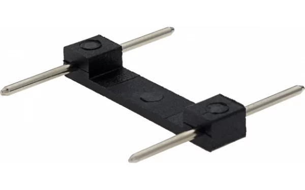 Black Straight Connector