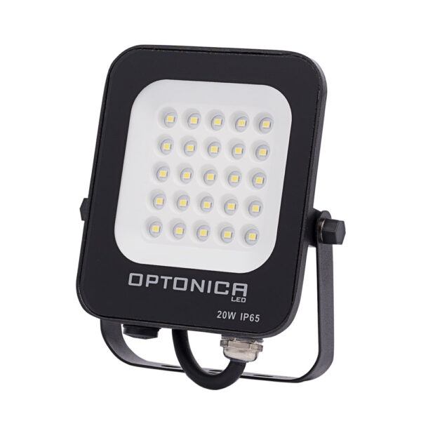 20W LED SMD FLOODLIGHT BLACK 6000K – IP65