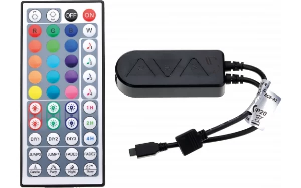 IR 44Бутона RGB TUYA Smart Wi-Fi Ble Музикален Контролер