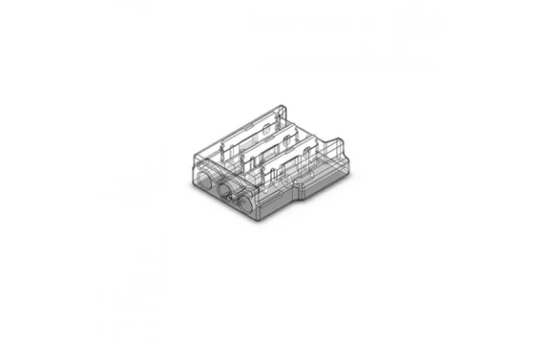 FASTEN CONNECTOR 3PIN STRIP TO WIRE FOR 10mm SMD