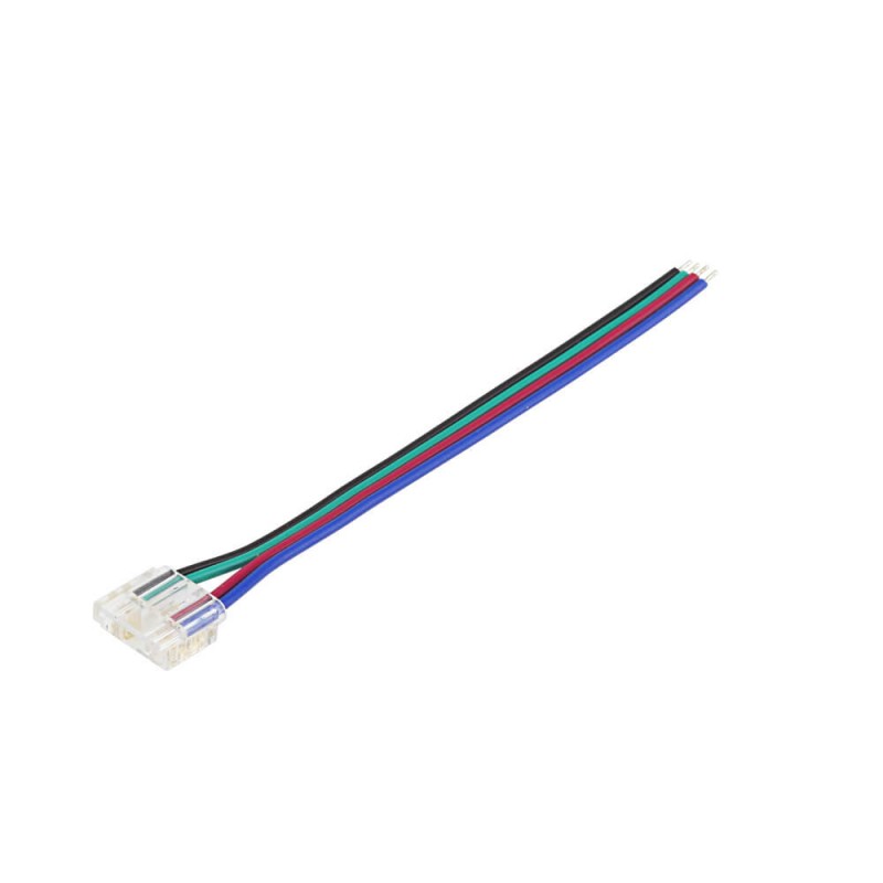 ЗАКРЕПВАЩ КОНЕКТОР ЛЕНТА КЪМ КАБЕЛ ЗА 10mm COB RGB ЛЕНТА 4965