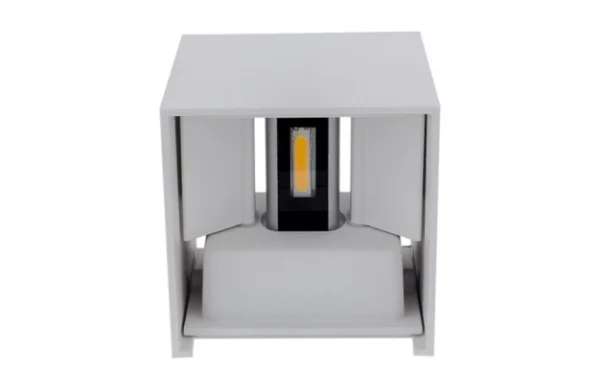 LED СТЕНЕН ОСВЕТИТЕЛ EPISTAR 12W 1320LM БЯЛО ТЯЛО 4000K IP54