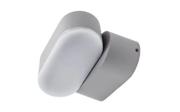 LED WALL LIGHT EPISTAR 6W 660LM GREY BODY 4000K IP54