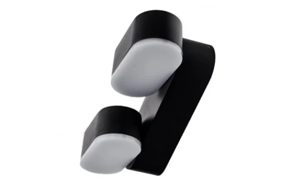 LED WALL LIGHT EPISTAR 2x6W 1320LM BLACK BODY 4000K IP54