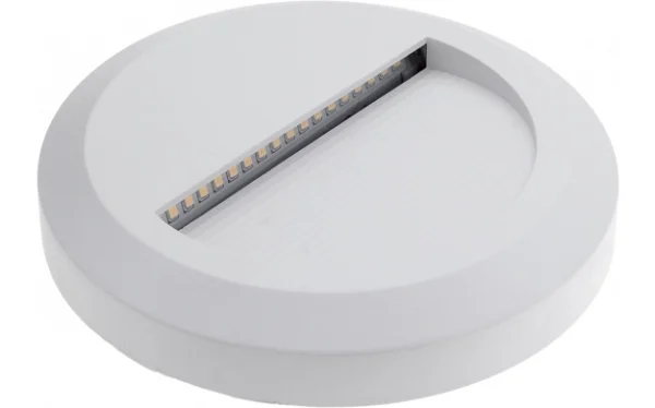 LED STEP LIGHT 2W 80LM WHITE ROUND 3000K IP65