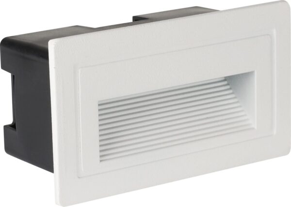 LED STEP LIGHT 3W 180LM WHITE RECTANGULAR 3000K IP65