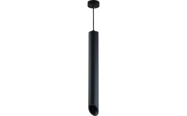HANGING FIXTURE GU10 ALUMINIUM BLACK BODY/BLACK REFLECTOR 6X50CM