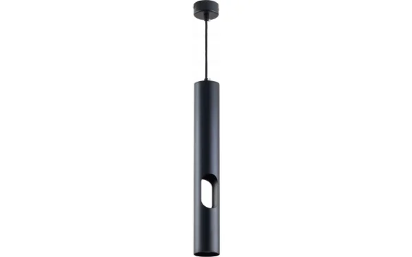 HANGING FIXTURE GU10 ALUMINIUM BLACK BODY 6X40CM