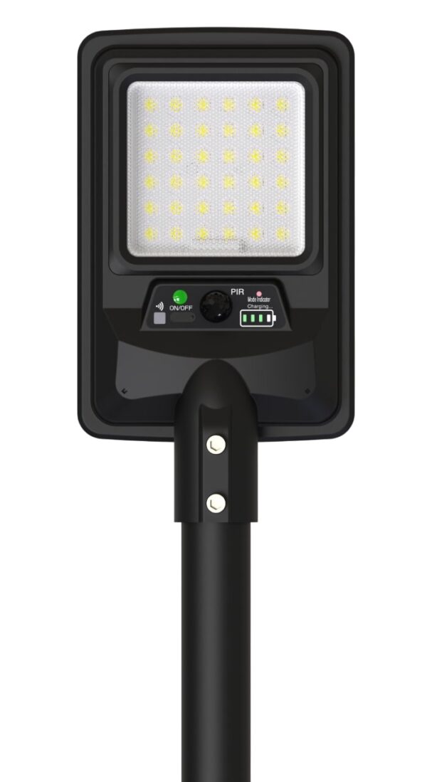 LED SOLAR STREET LIGHTS 8W 1500LM 8Ah 6000K IP65 WITH PIR SENSOR/ REMOTE CONTROL