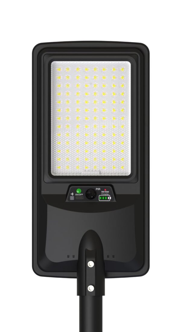LED SOLAR STREET LIGHTS 18W 2800LM 15Ah 6000K IP65 WITH PIR SENSOR/ REMOTE CONTROL