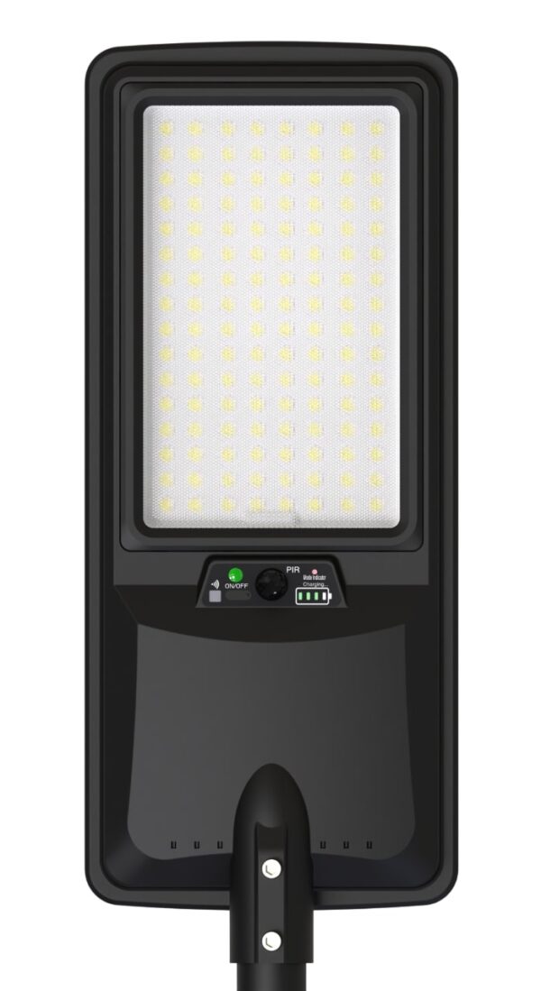 LED SOLAR STREET LIGHTS 24W 4500LM 25Ah 6000K IP65 WITH PIR SENSOR/ REMOTE CONTROL