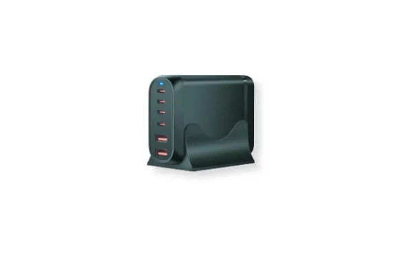 CHARGING HUBS 200W WITH EU PLUG USB 2xTYPE-A 4xTYPE-C